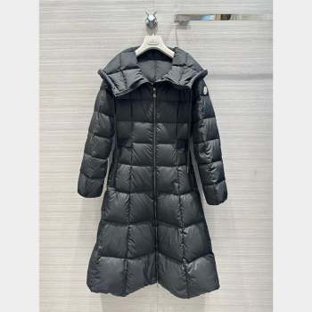 Moncler Long Down Jacket P102624 Black 2023 (Q-23102624)