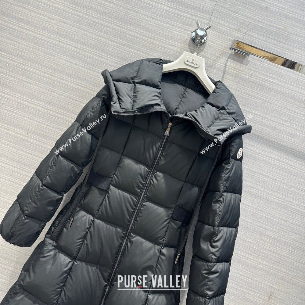 Moncler Long Down Jacket P102624 Black 2023 (Q-23102624)