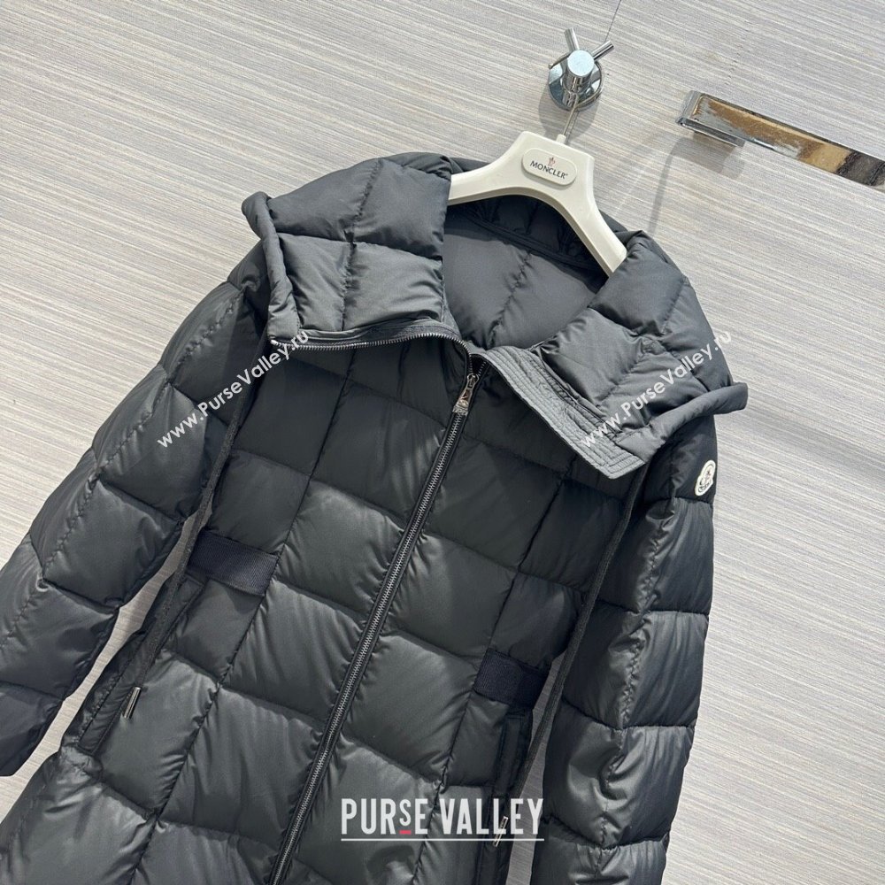 Moncler Long Down Jacket P102624 Black 2023 (Q-23102624)