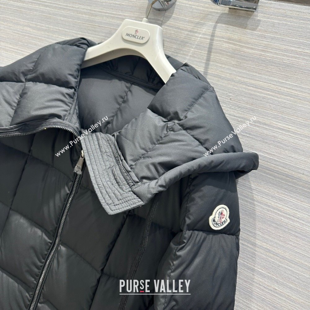 Moncler Long Down Jacket P102624 Black 2023 (Q-23102624)