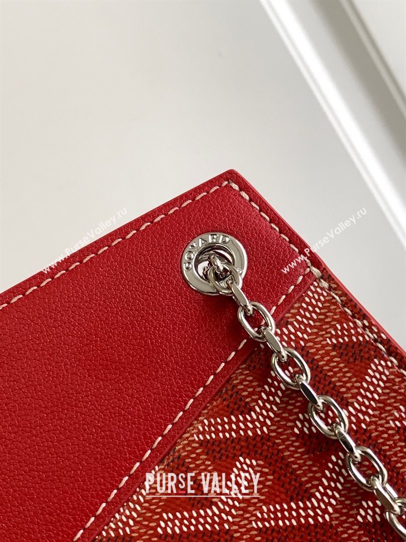 Goyard Rouette Structure PM Bag 8818 Red 2023 Top (ZH-239625)