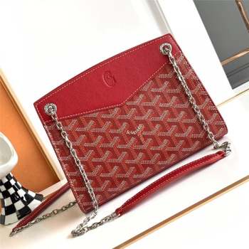 Goyard Rouette Structure Mini Bag 8818 Red 2023 Top (ZH-239624)