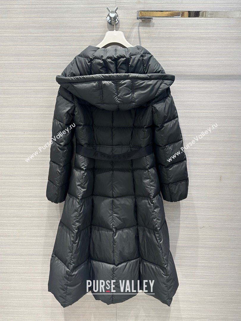 Moncler Long Down Jacket P102624 Black 2023 (Q-23102624)