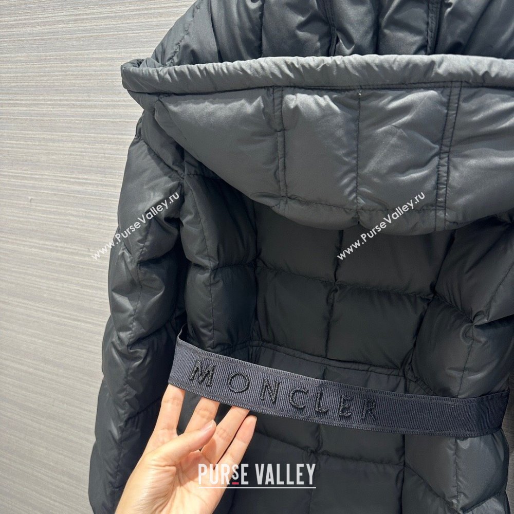 Moncler Long Down Jacket P102624 Black 2023 (Q-23102624)