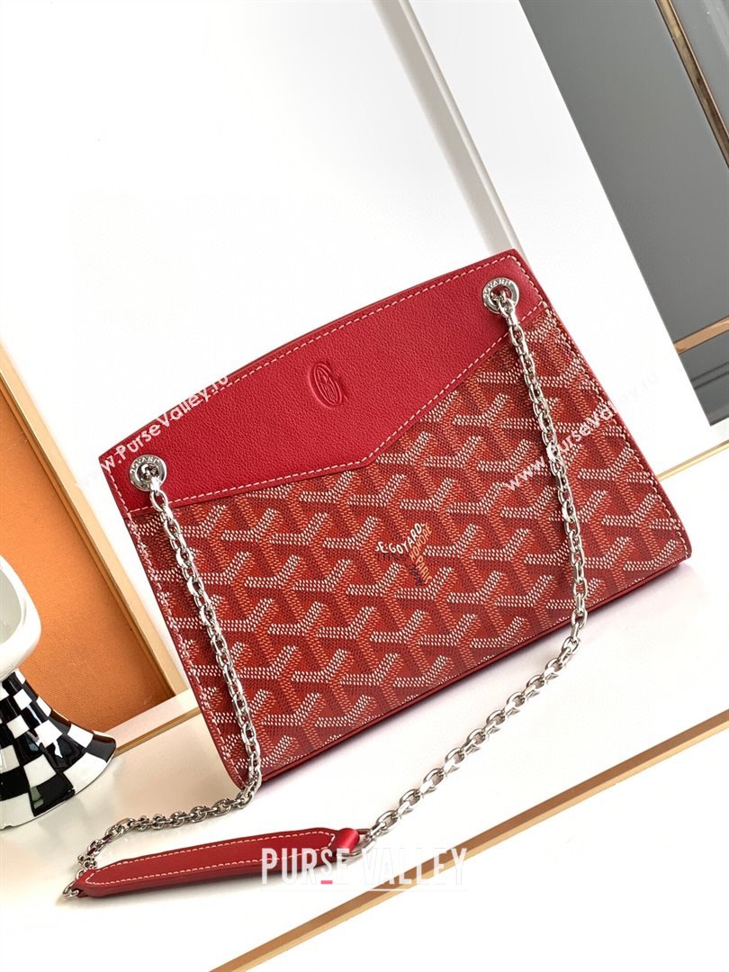 Goyard Rouette Structure Mini Bag 8818 Red 2023 Top (ZH-239624)