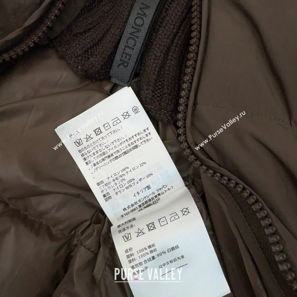 Moncler Down Jacket M112902 Brown 2024 (Q-24112902)