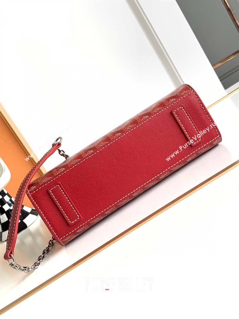 Goyard Rouette Structure Mini Bag 8818 Red 2023 Top (ZH-239624)