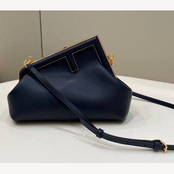 Fendi First Small Leather Bag 80018M Deep Blue 2022 (CL-220118059)