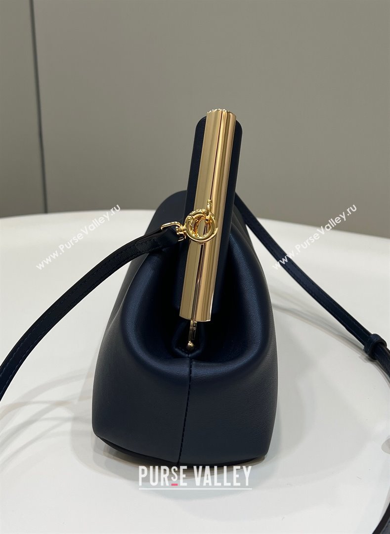 Fendi First Small Leather Bag 80018M Deep Blue 2022 (CL-220118059)