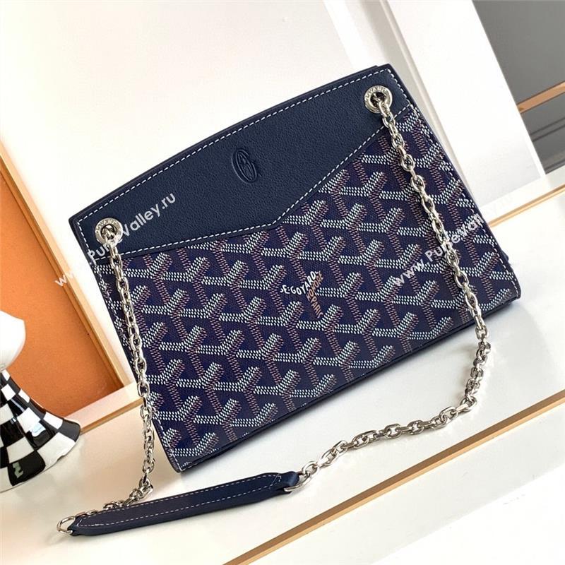 Goyard Rouette Structure Mini Bag 8818 Deep Blue 2023 Top (ZH-239626)