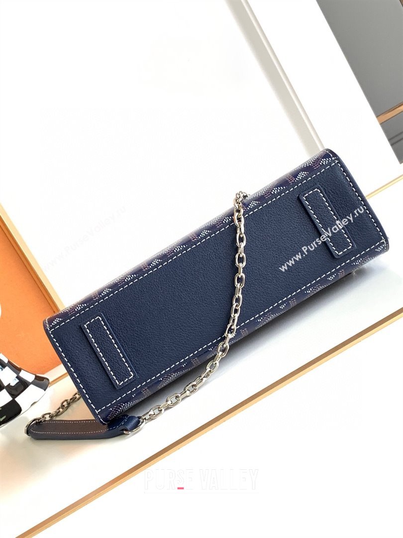 Goyard Rouette Structure Mini Bag 8818 Deep Blue 2023 Top (ZH-239626)