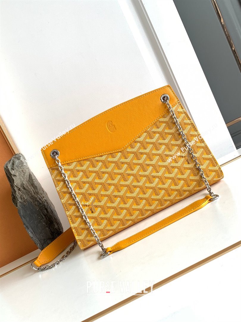 Goyard Rouette Structure PM Bag 8818 Yellow 2023 Top (ZH-239629)