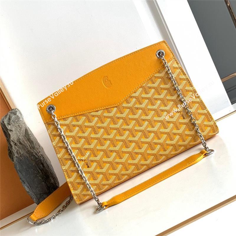 Goyard Rouette Structure PM Bag 8818 Yellow 2023 Top (ZH-239629)