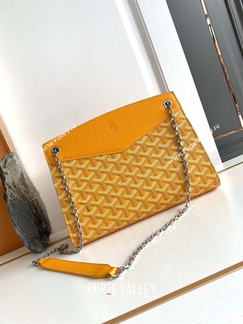 Goyard Rouette Structure PM Bag 8818 Yellow 2023 Top (ZH-239629)