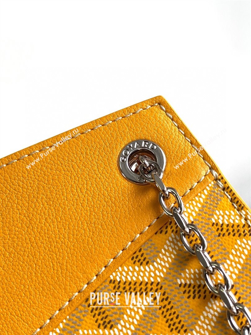 Goyard Rouette Structure PM Bag 8818 Yellow 2023 Top (ZH-239629)