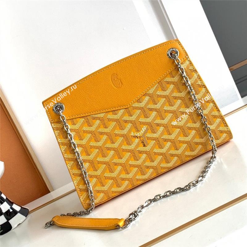 Goyard Rouette Structure Mini Bag 8818 Yellow 2023 Top (ZH-239628)