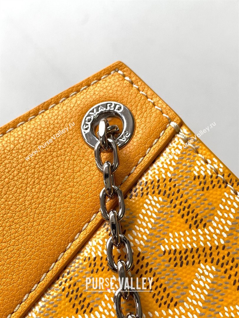 Goyard Rouette Structure Mini Bag 8818 Yellow 2023 Top (ZH-239628)