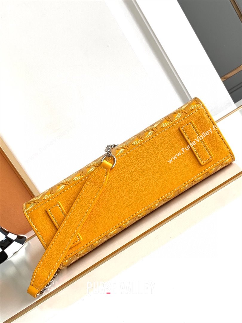 Goyard Rouette Structure Mini Bag 8818 Yellow 2023 Top (ZH-239628)