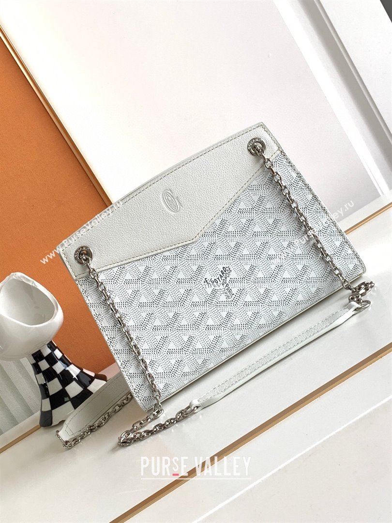 Goyard Rouette Structure Mini Bag 8818 White 2023 Top (ZH-239631)