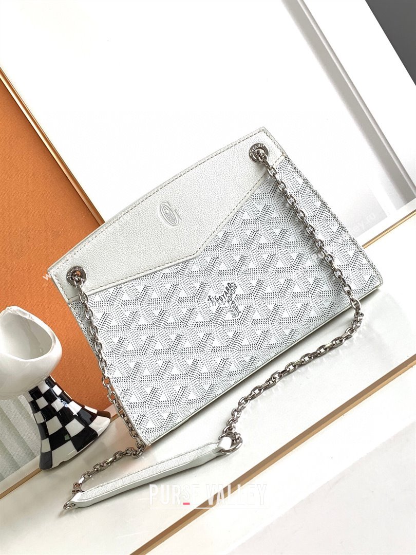 Goyard Rouette Structure Mini Bag 8818 White 2023 Top (ZH-239631)