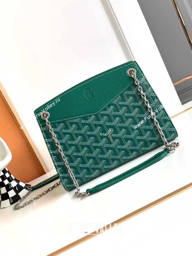 Goyard Rouette Structure Mini Bag 8818 Green 2023 Top (ZH-239633)