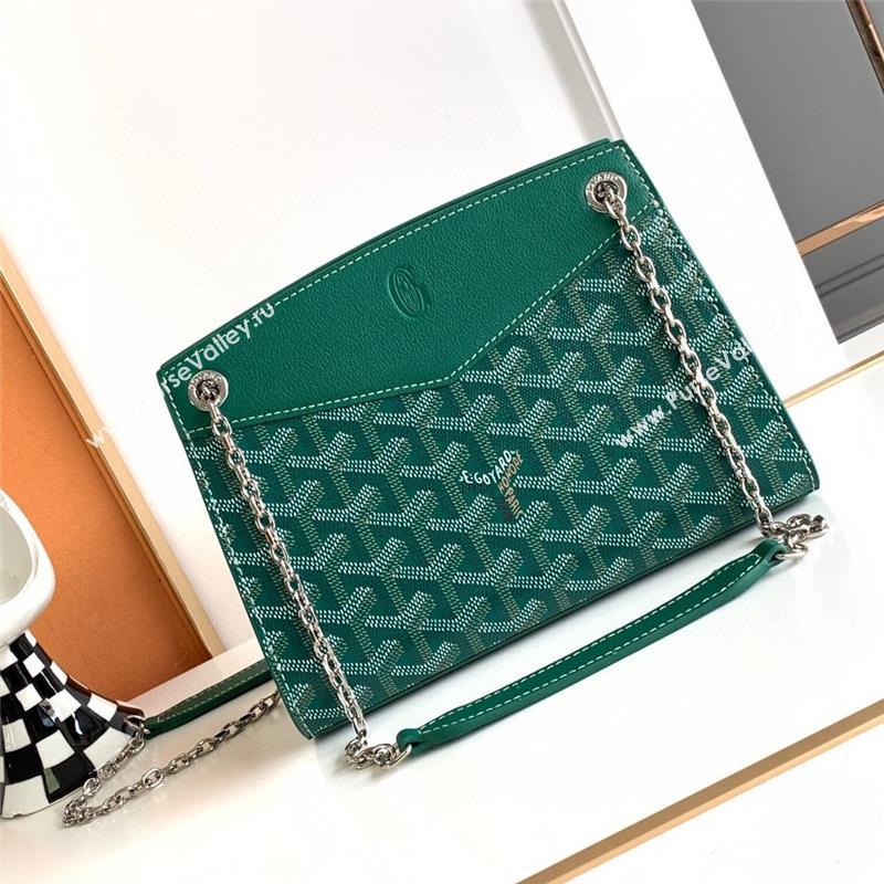 Goyard Rouette Structure Mini Bag 8818 Green 2023 Top (ZH-239633)