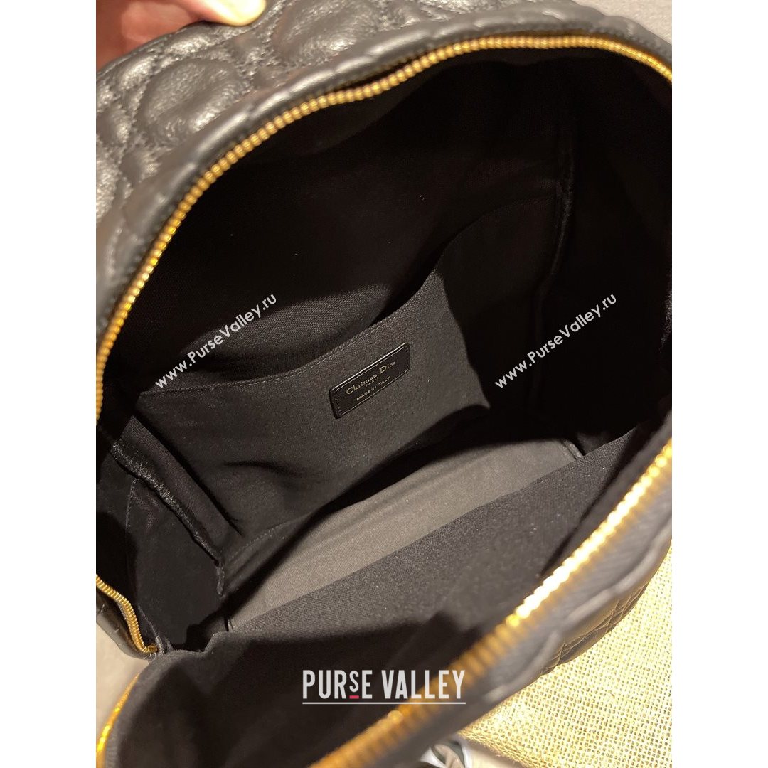 Dior Large Backpack in Black Cannage Lambskin 2021 (XXG-21080334)