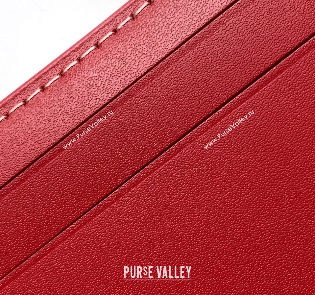 Goyard Insert Victoire Card Wallet Red 2024 GY3315 (ZHANG-240920106)