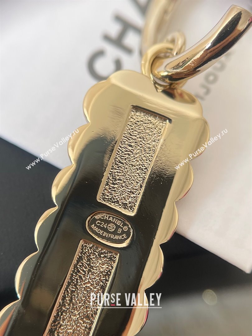 Chanel Pendants Earrings CH101028 Gold/Black 2024 (YF-24101028)