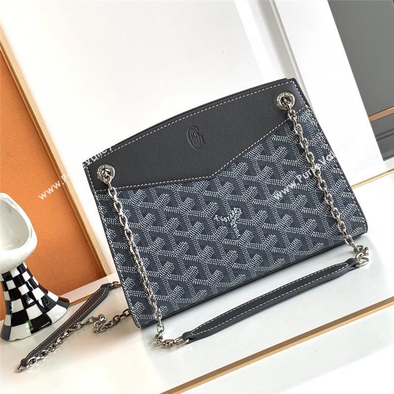 Goyard Rouette Structure Mini Bag 8818 Grey 2023 Top (ZH-239635)