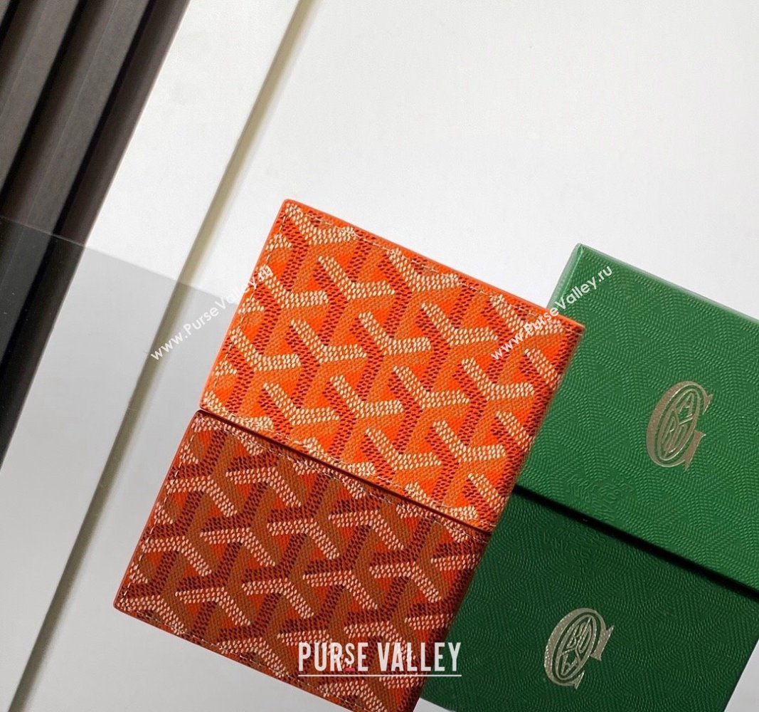 Goyard Insert Victoire Card Wallet Orange 2024 GY3315 (ZHANG-240920109)