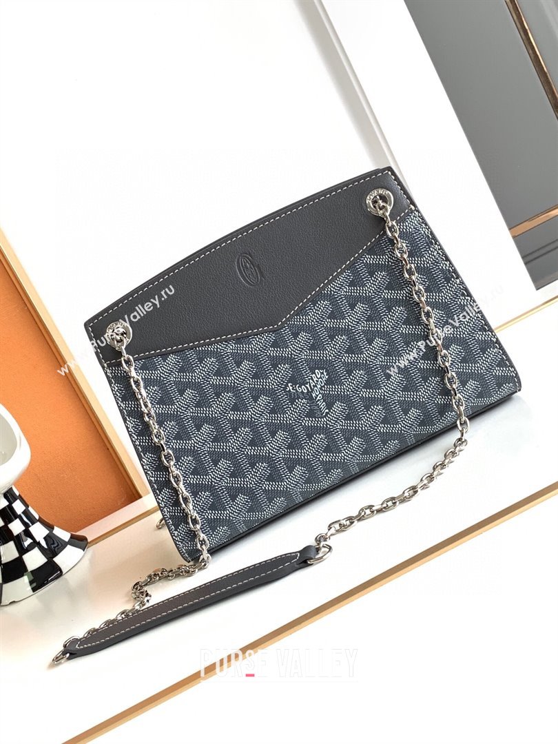 Goyard Rouette Structure Mini Bag 8818 Grey 2023 Top (ZH-239635)