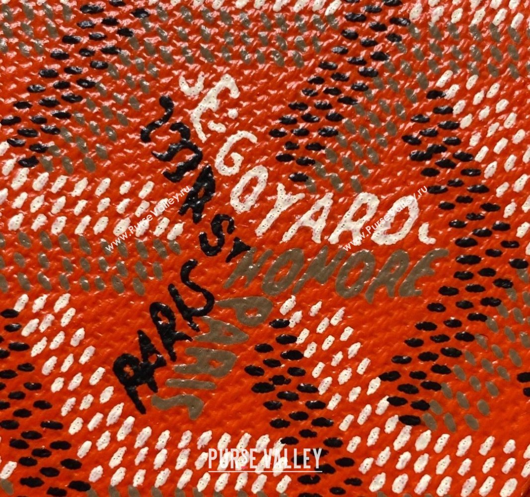 Goyard Insert Victoire Card Wallet Orange 2024 GY3315 (ZHANG-240920109)