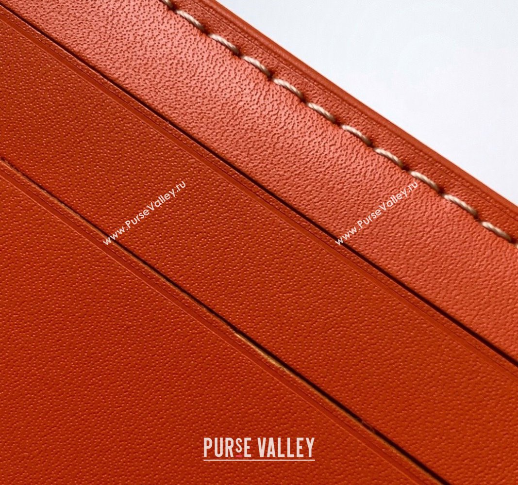 Goyard Insert Victoire Card Wallet Orange 2024 GY3315 (ZHANG-240920109)