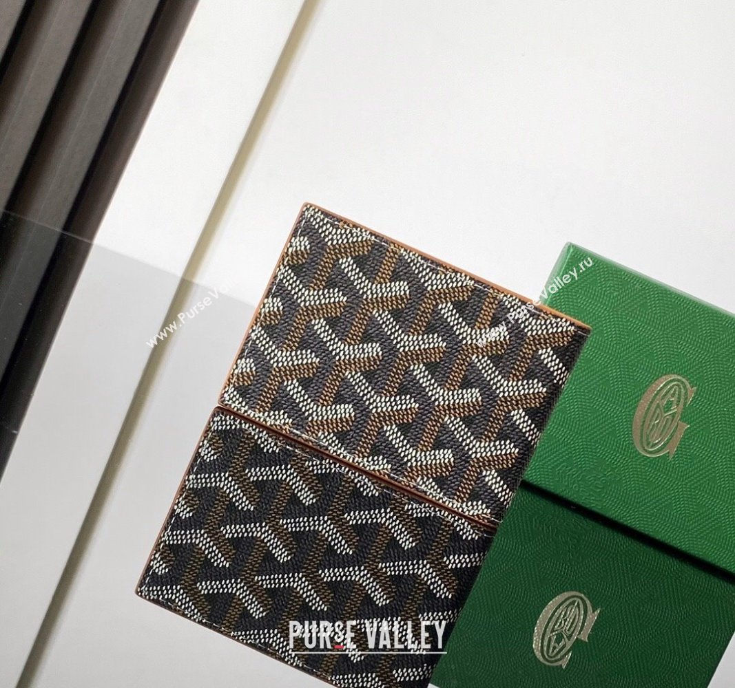 Goyard Insert Victoire Card Wallet Brown 2024 GY3315 (ZHANG-240920110)