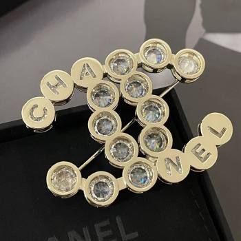 Chanel Crystals Brooch CH101030 Gold 2024 (YF-24101030)