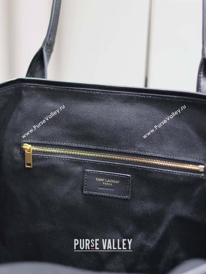 Saint Laurent Rive Gauche Tote Bag in Canvas 780096 Black 2024 (MHUI-24050918)