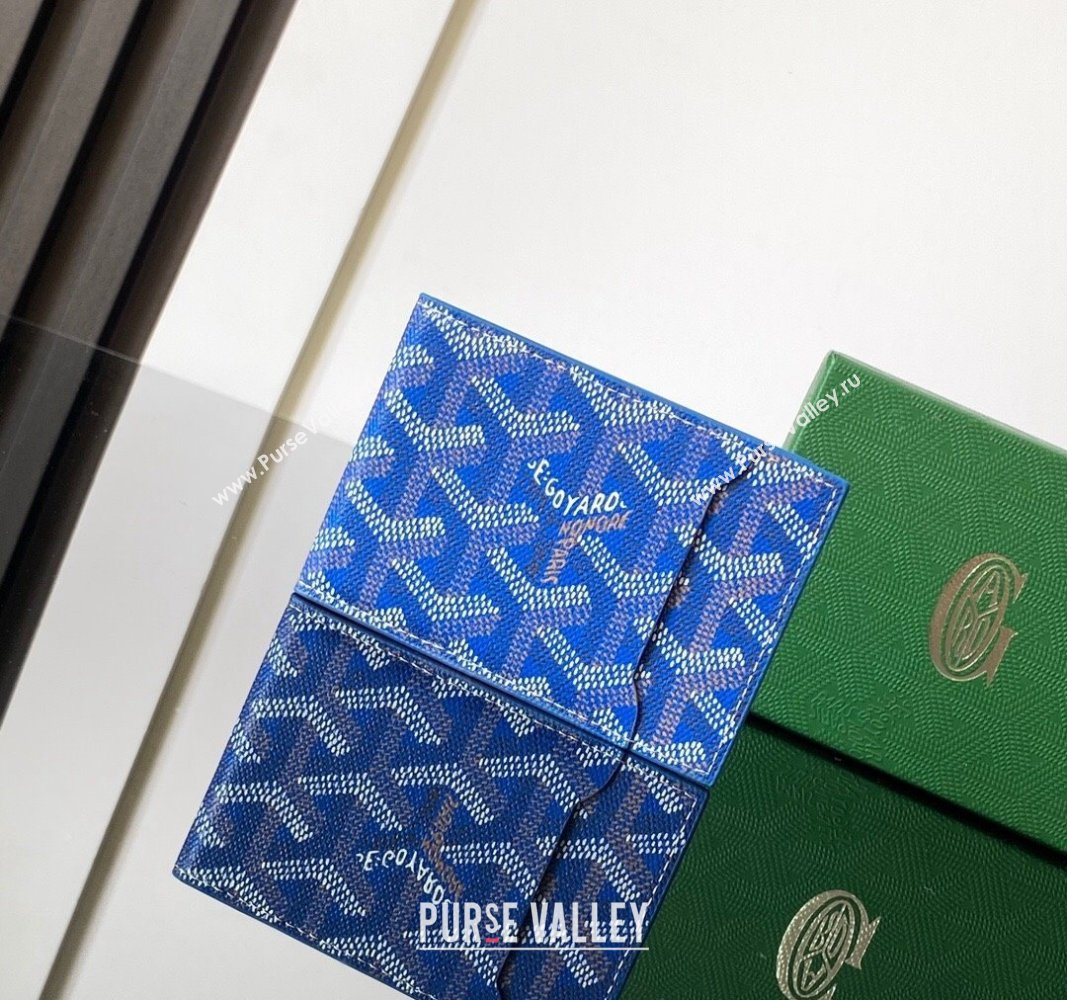 Goyard Insert Victoire Card Wallet Sky Blue 2024 GY3315 (ZHANG-240920111)