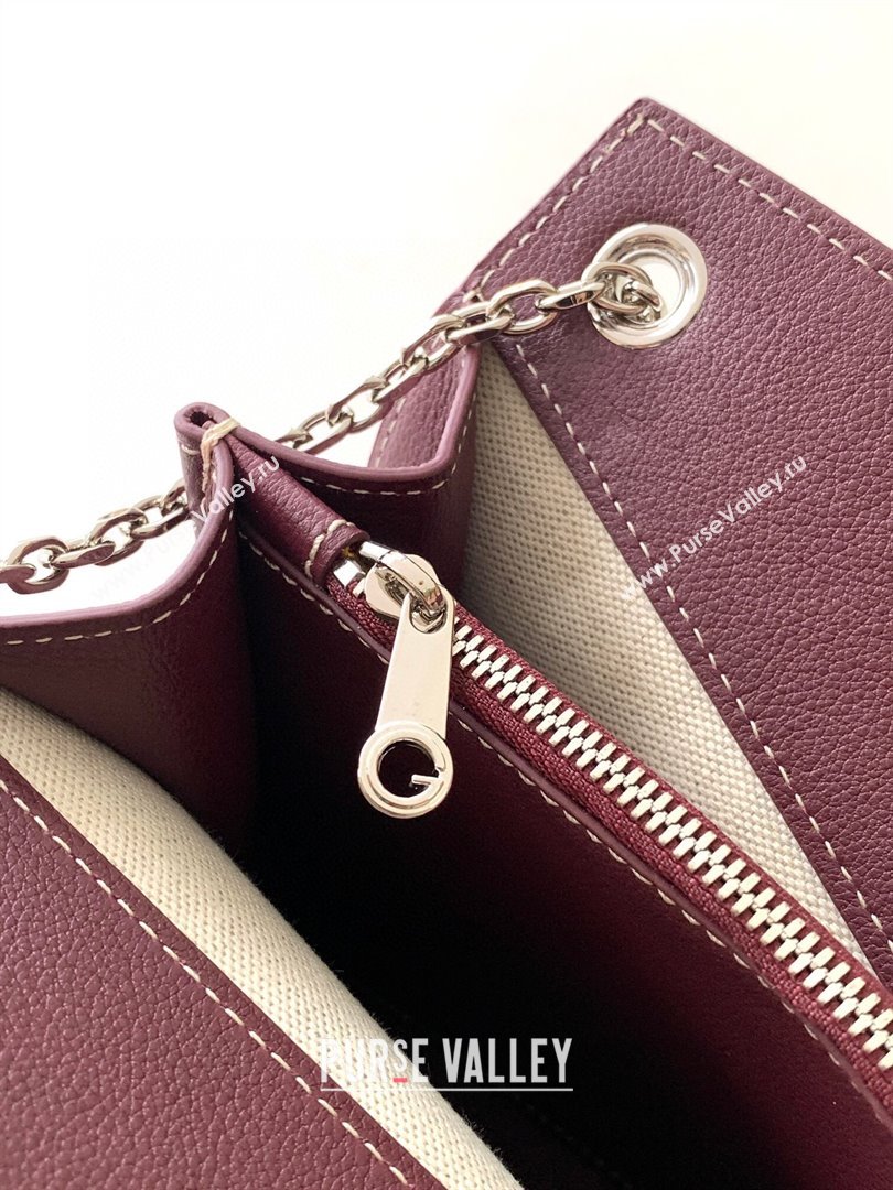 Goyard Rouette Structure PM Bag 8818 Burgundy 2023 Top (ZH-239638)