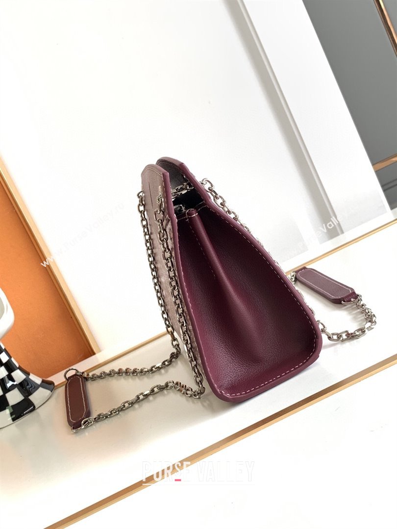 Goyard Rouette Structure Mini Bag 8818 Burgundy 2023 Top (ZH-239637)