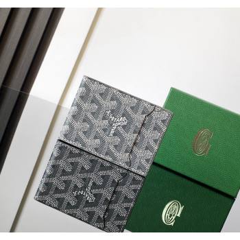 Goyard Insert Victoire Card Wallet Grey 2024 GY3315 (ZHANG-240920113)