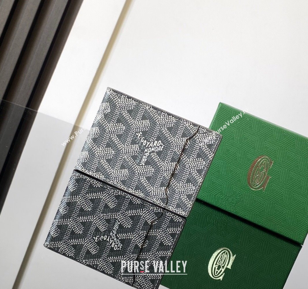 Goyard Insert Victoire Card Wallet Grey 2024 GY3315 (ZHANG-240920113)