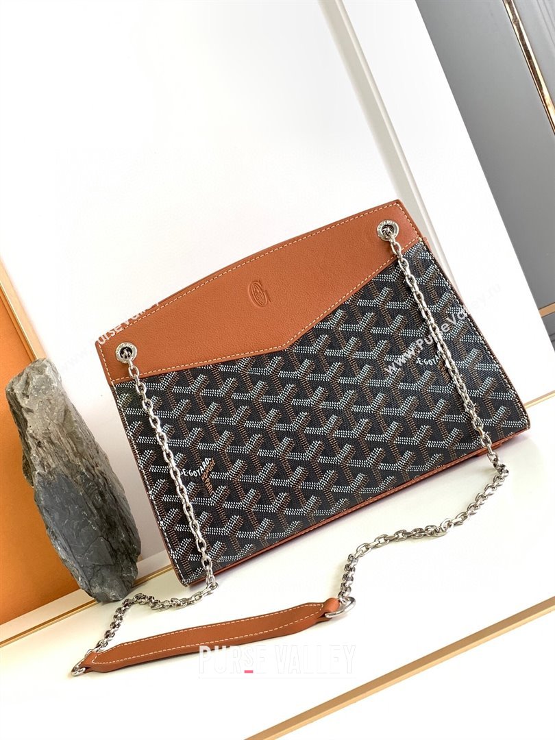 Goyard Rouette Structure PM Bag 8818 Black/Brown 2023 Top (ZH-239640)