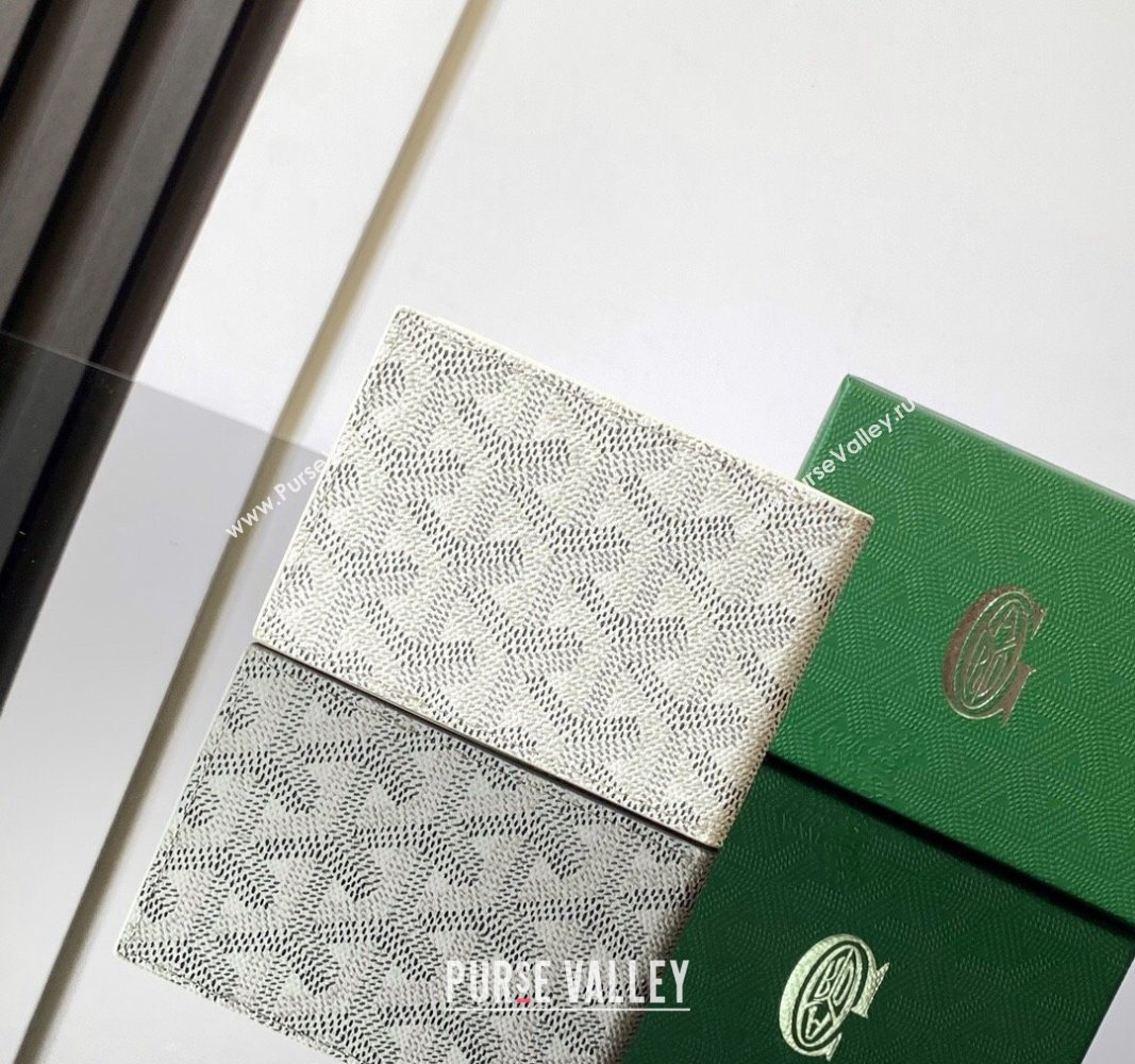 Goyard Insert Victoire Card Wallet White 2024 GY3315 (ZHANG-240920114)