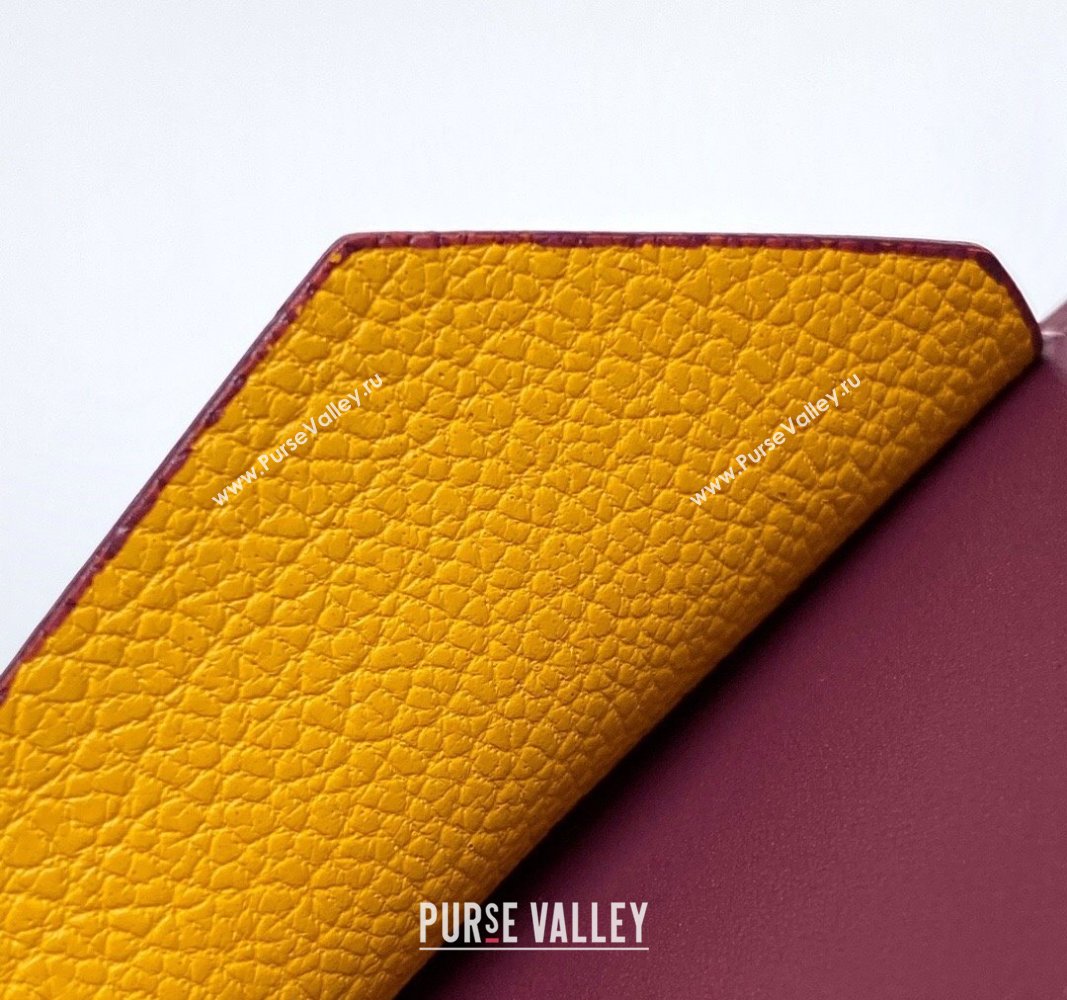 Goyard Insert Victoire Card Wallet Burgundy 2024 GY3315 (ZHANG-240920115)