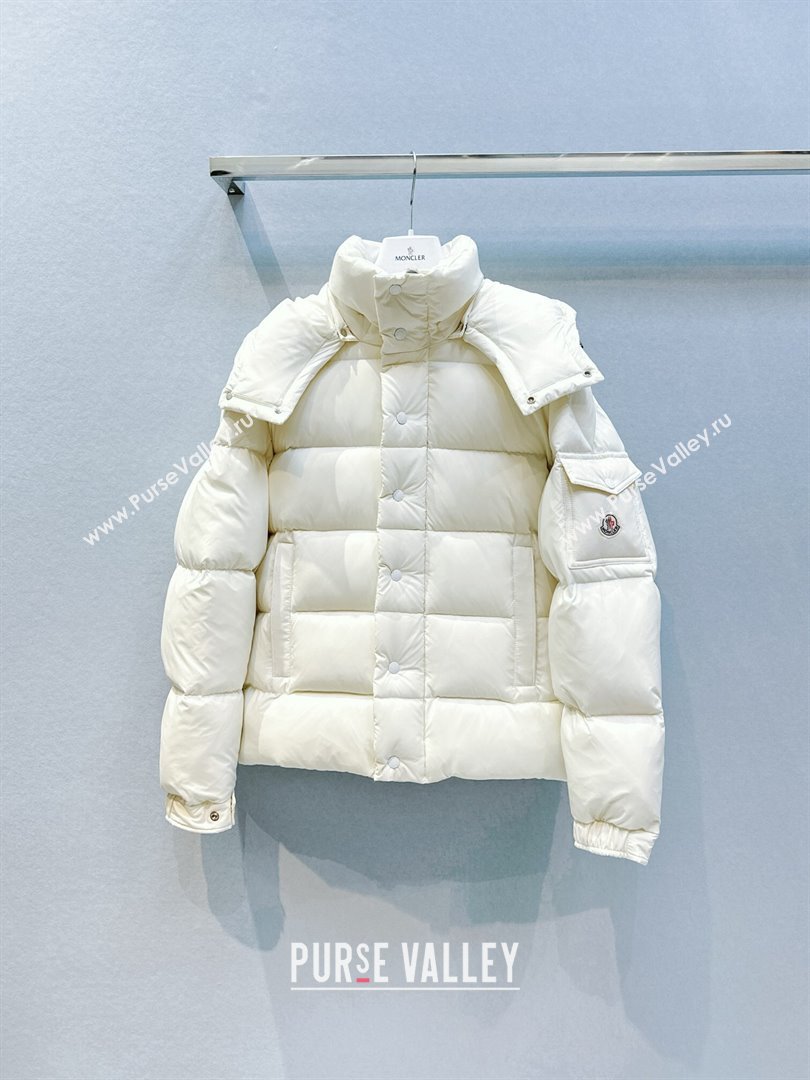 Moncler Down Jacket for Women and Men M112920 White 2024 (Q-24112920)