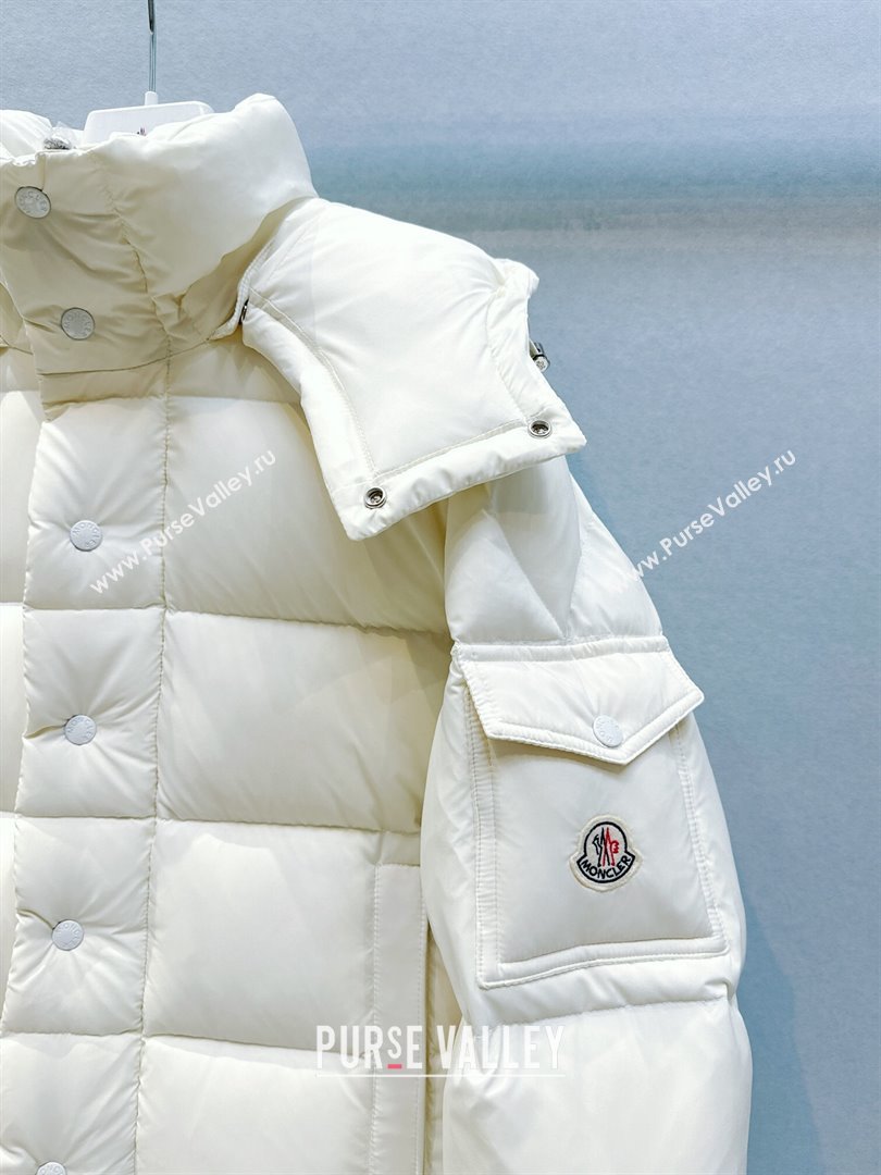 Moncler Down Jacket for Women and Men M112920 White 2024 (Q-24112920)