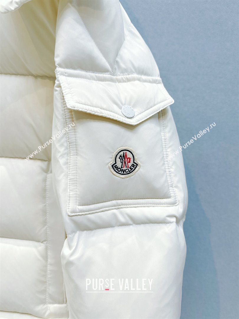 Moncler Down Jacket for Women and Men M112920 White 2024 (Q-24112920)