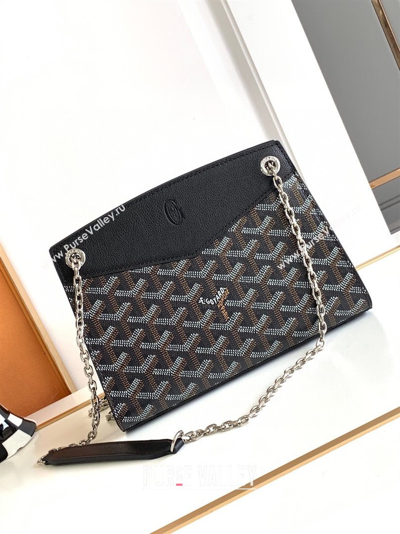 Goyard Rouette Structure Mini Bag 8818 Black 2023 Top (ZH-239641)