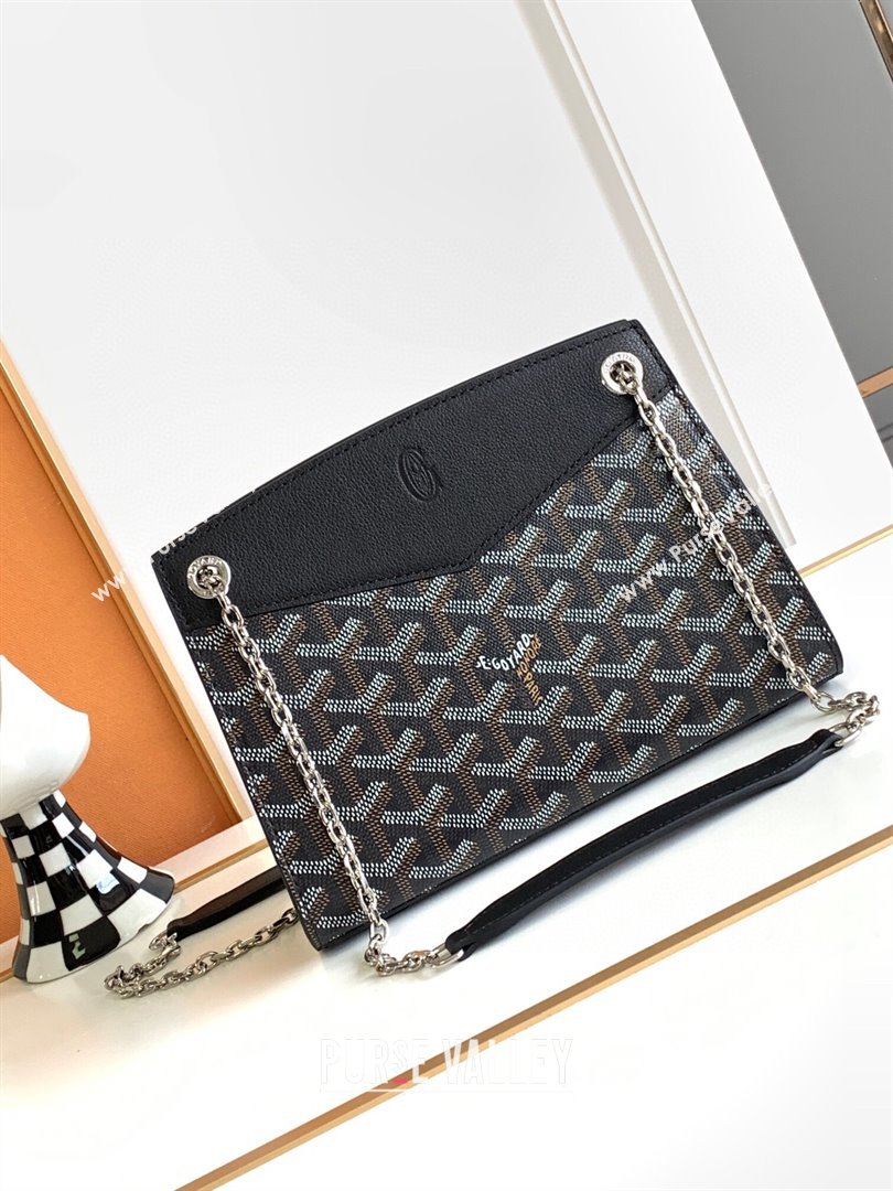 Goyard Rouette Structure Mini Bag 8818 Black 2023 Top (ZH-239641)